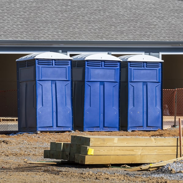 how do you dispose of waste after the portable restrooms have been emptied in Morton